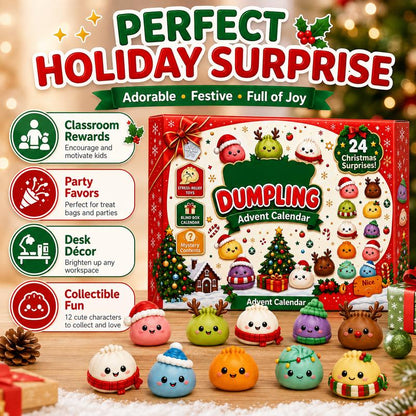 24-Day Dumpling Squishy Advent Calendar