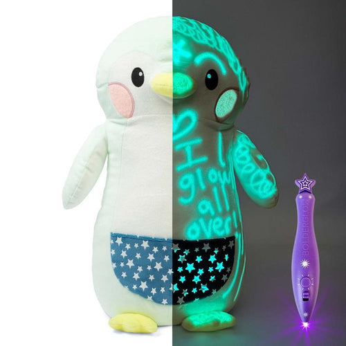 Glow in the Dark Stuffed Animal with Light Pen