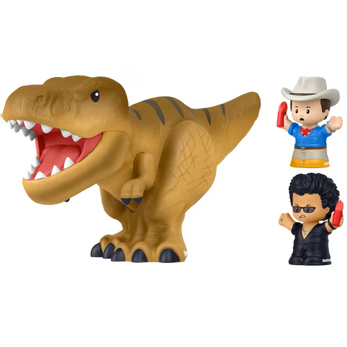 Jurassic Park Collector Edition Figure Set with Dinosaur