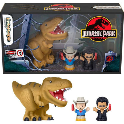 Jurassic Park Collector Edition Figure Set with Dinosaur