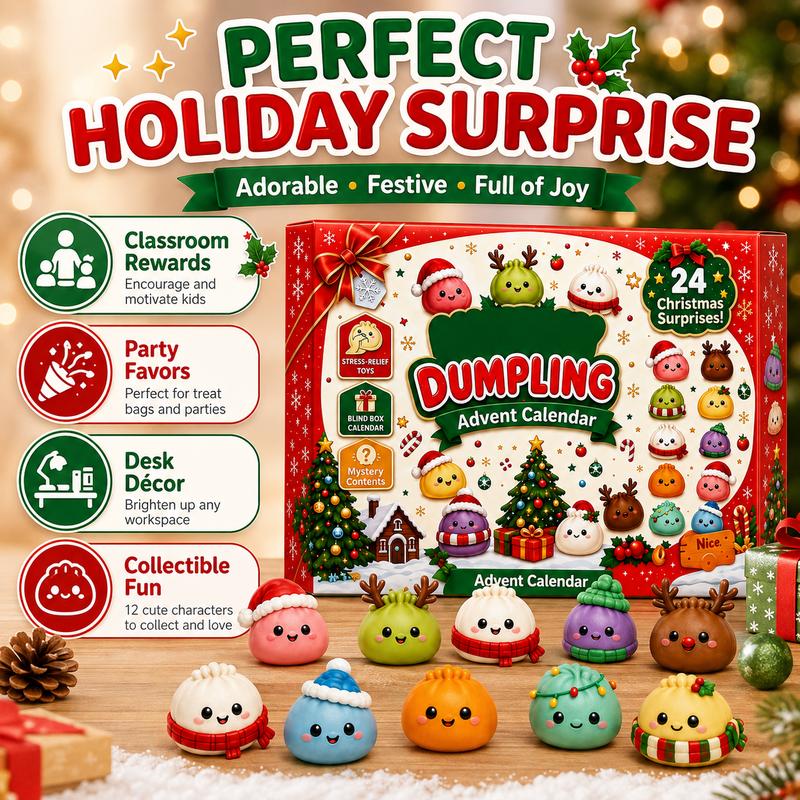 24-Day Dumpling Squishy Advent Calendar