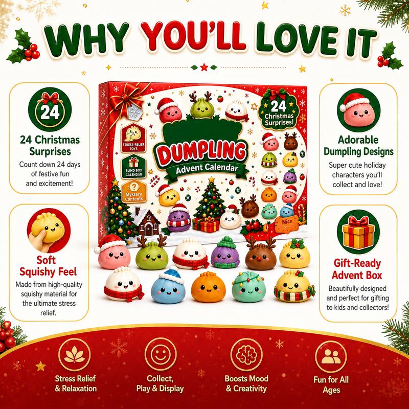 24-Day Dumpling Squishy Advent Calendar