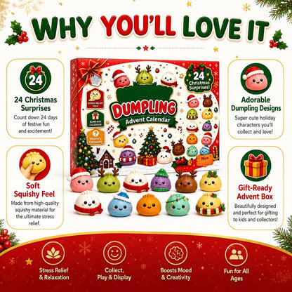 24-Day Dumpling Squishy Advent Calendar