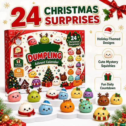 24-Day Dumpling Squishy Advent Calendar